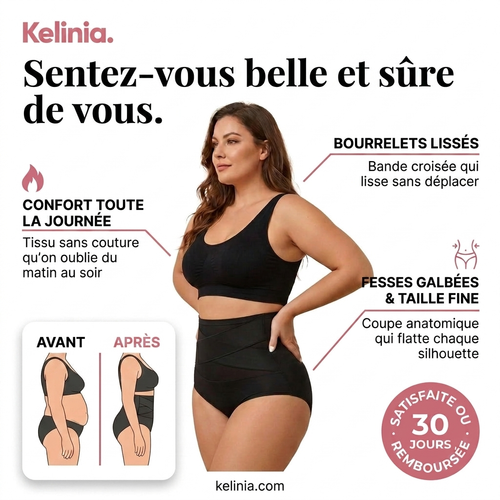 Culotte haute gainante Kelinia, bénéfices