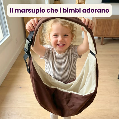 Il marsupio che i bimbi adorano